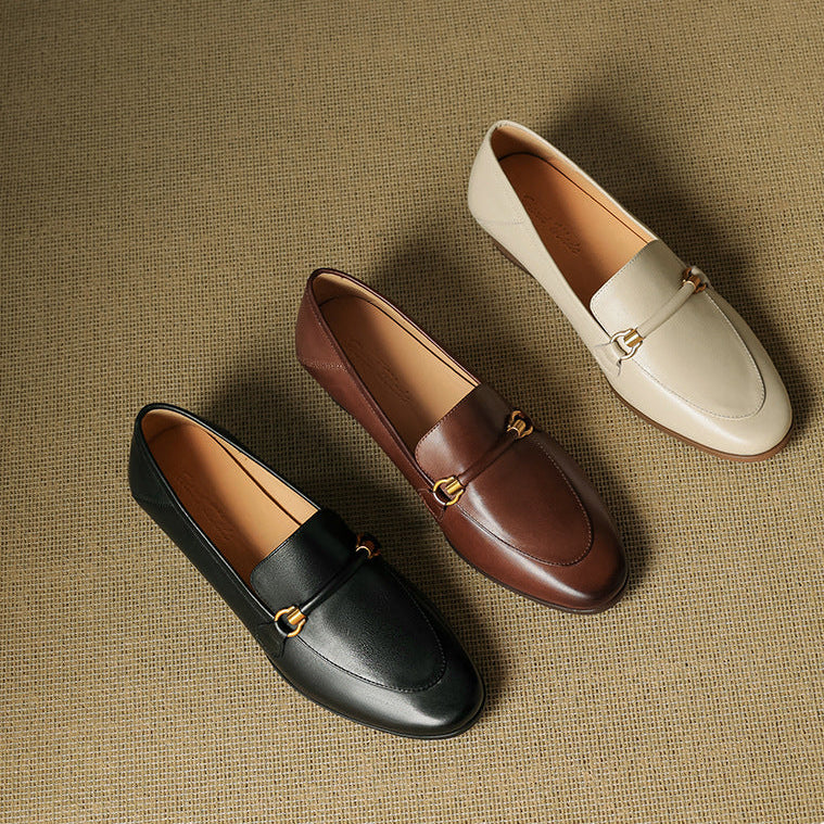 Muse & Valeur | Genuine Leather Loafers for Women