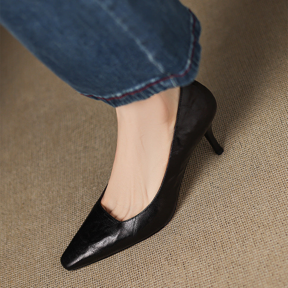 Muse & Valeur | Genuine Leather Heels for Women