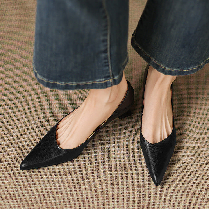 Muse & Valeur | Genuine Leather Heels for Women