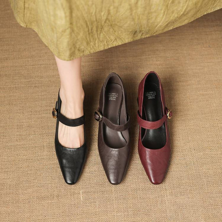 Muse & Valeur | Genuine Leather Heels for Women