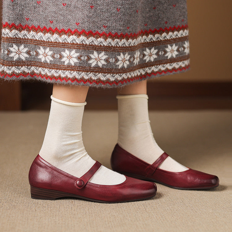 Muse & Valeur | Genuine Leather Flats for Women