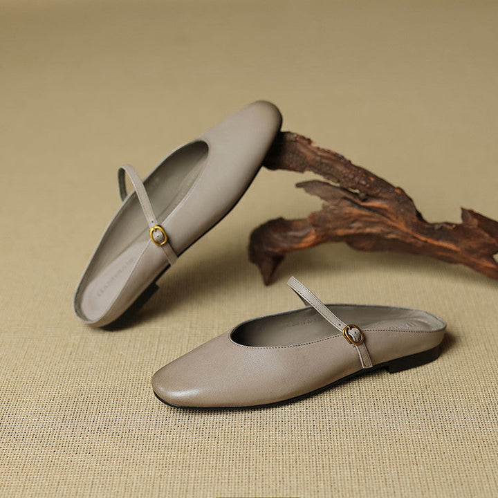 Muse & Valeur | Genuine Leather Mules for Women