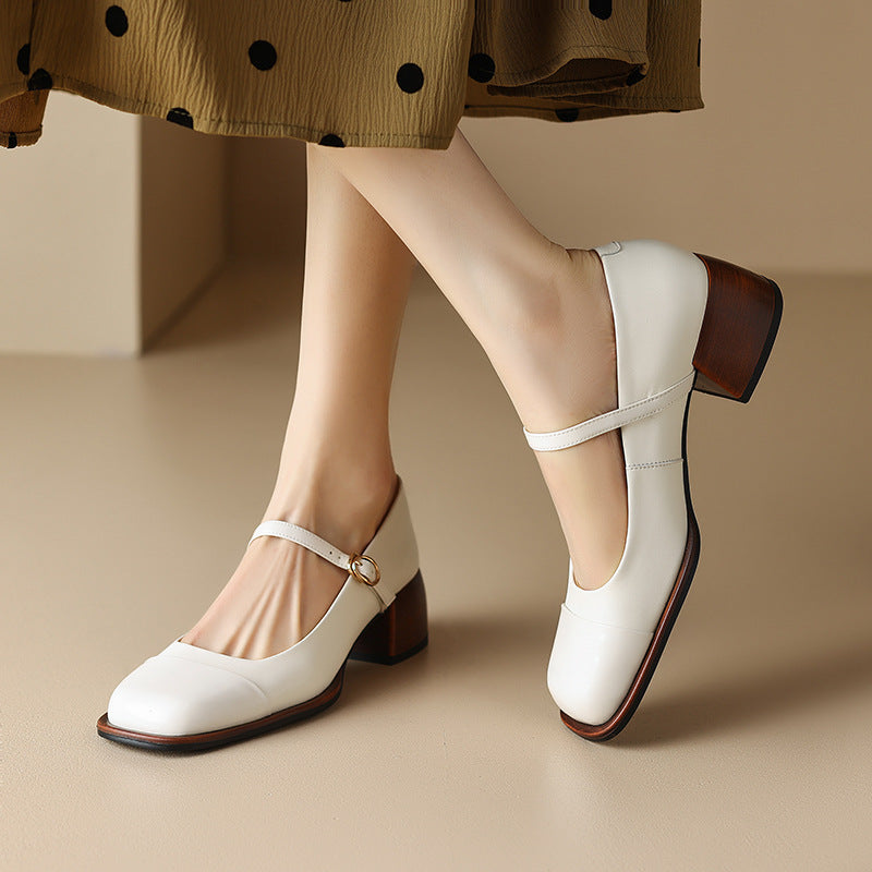 Muse & Valeur | Genuine Leather Heels for Women