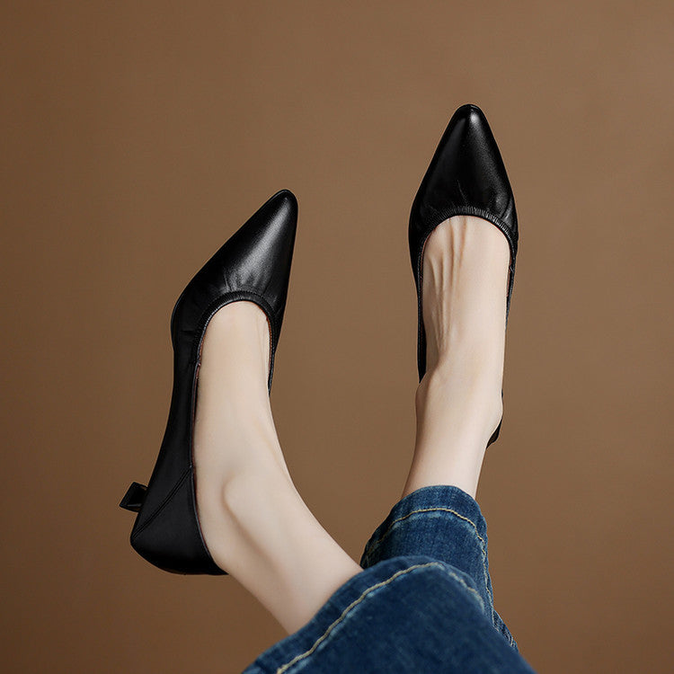 Muse & Valeur | Genuine Leather Heels for Women