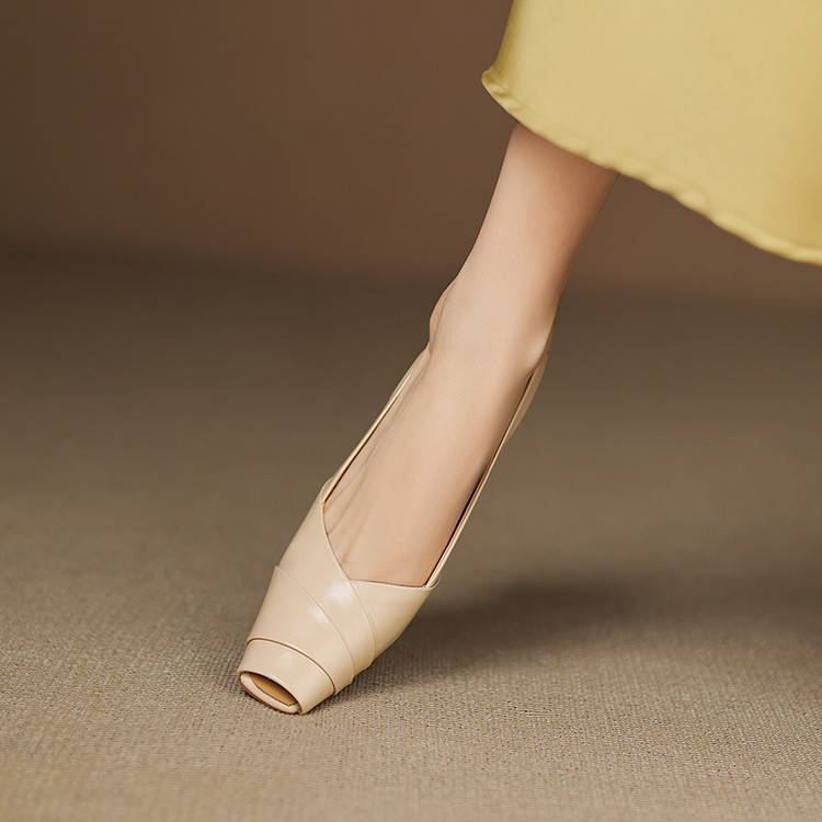 Muse & Valeur | Genuine Leather Slingbacks for Women