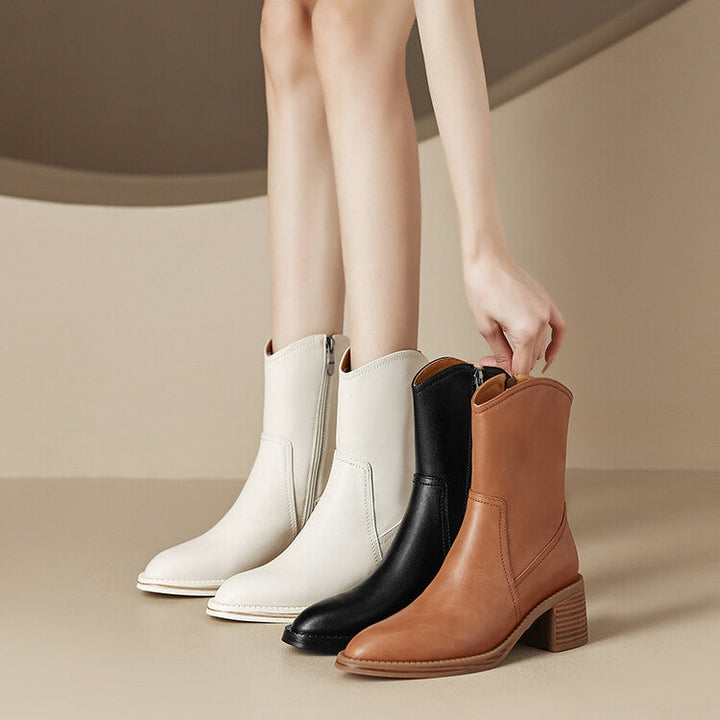 Muse & Valeur | Genuine Leather Boots for Women