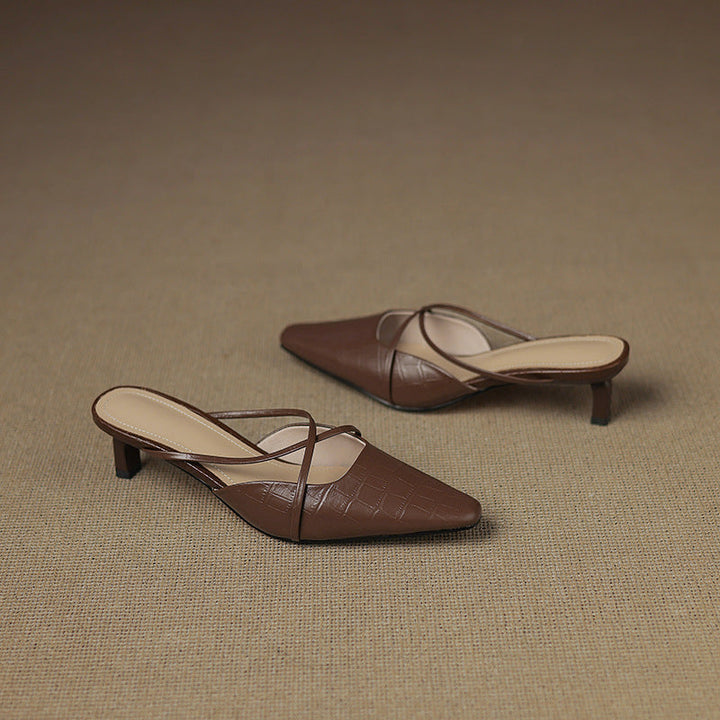Muse & Valeur | Genuine Leather Mules for Women