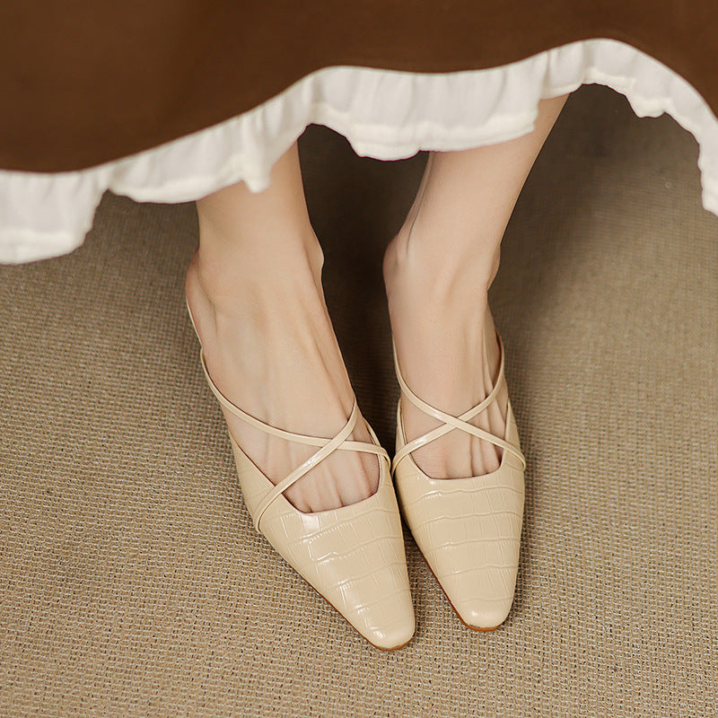 Muse & Valeur | Genuine Leather Mules for Women