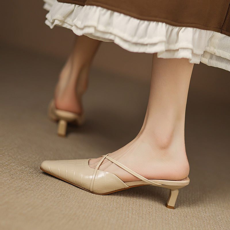 Muse & Valeur | Genuine Leather Mules for Women