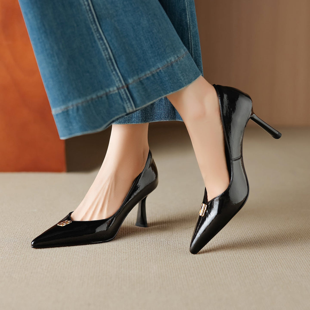 Muse & Valeur | Genuine Leather Heels for Women