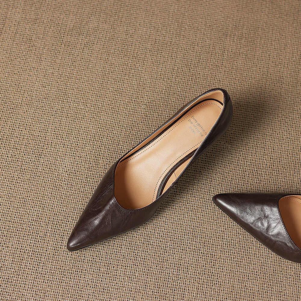 Muse & Valeur | Genuine Leather Heels for Women