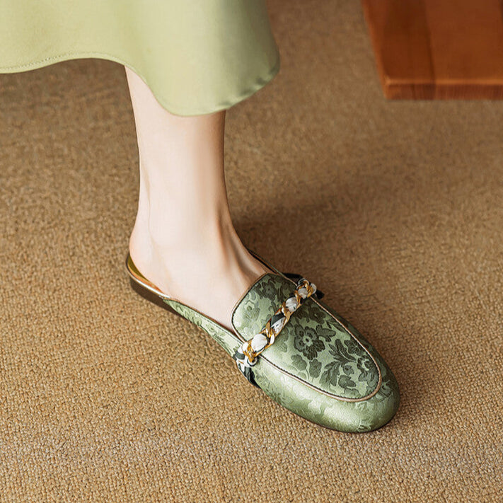 Muse & Valeur | Genuine Leather Mules for Women