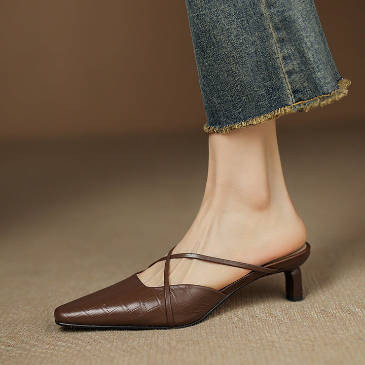 Muse & Valeur | Genuine Leather Mules for Women