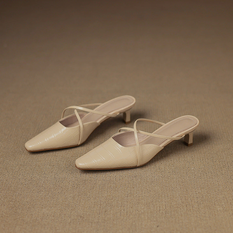 Muse & Valeur | Genuine Leather Mules for Women