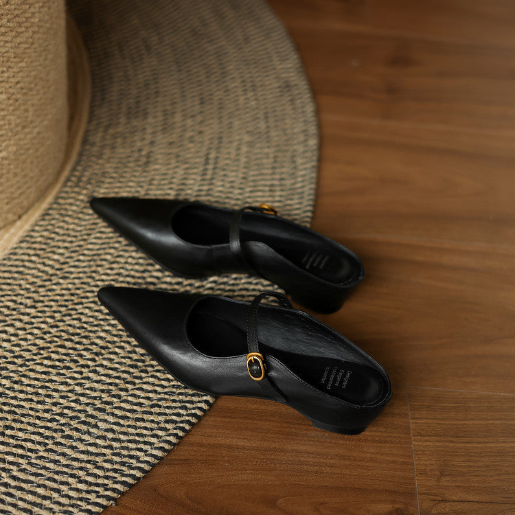 Muse & Valeur | Genuine Leather Mules for Women