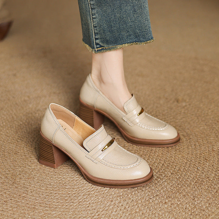 Muse & Valeur | Genuine Leather Heels for Women