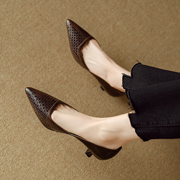 Muse & Valeur | Genuine Leather Heels for Women
