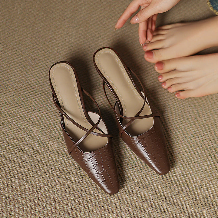 Muse & Valeur | Genuine Leather Mules for Women