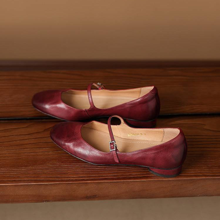 Muse & Valeur | Genuine Leather Flats for Women