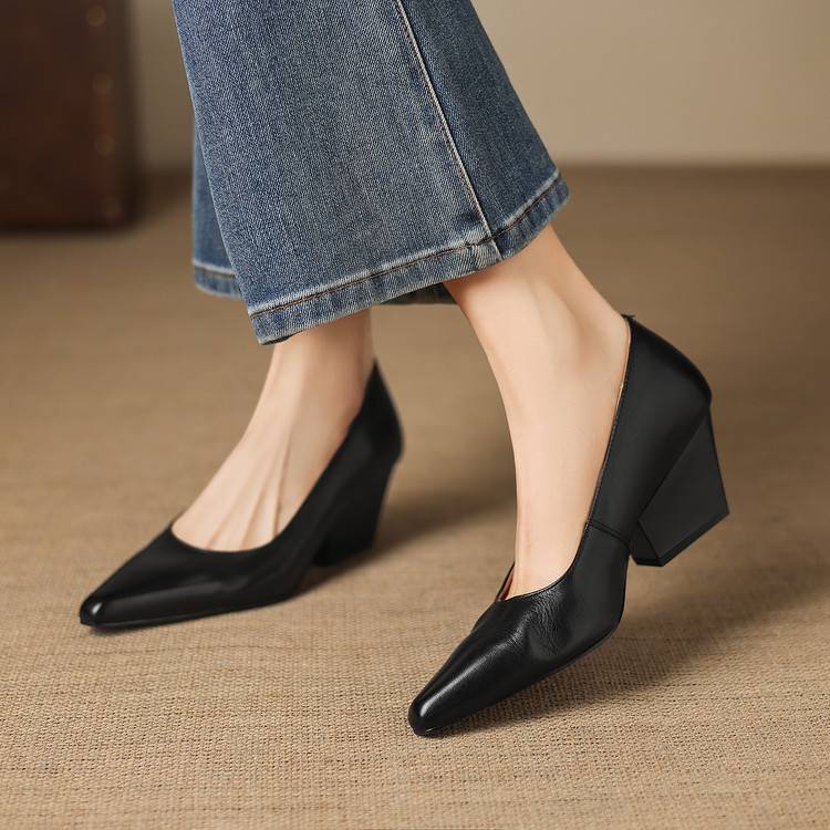 Muse & Valeur | Genuine Leather Heels for Women