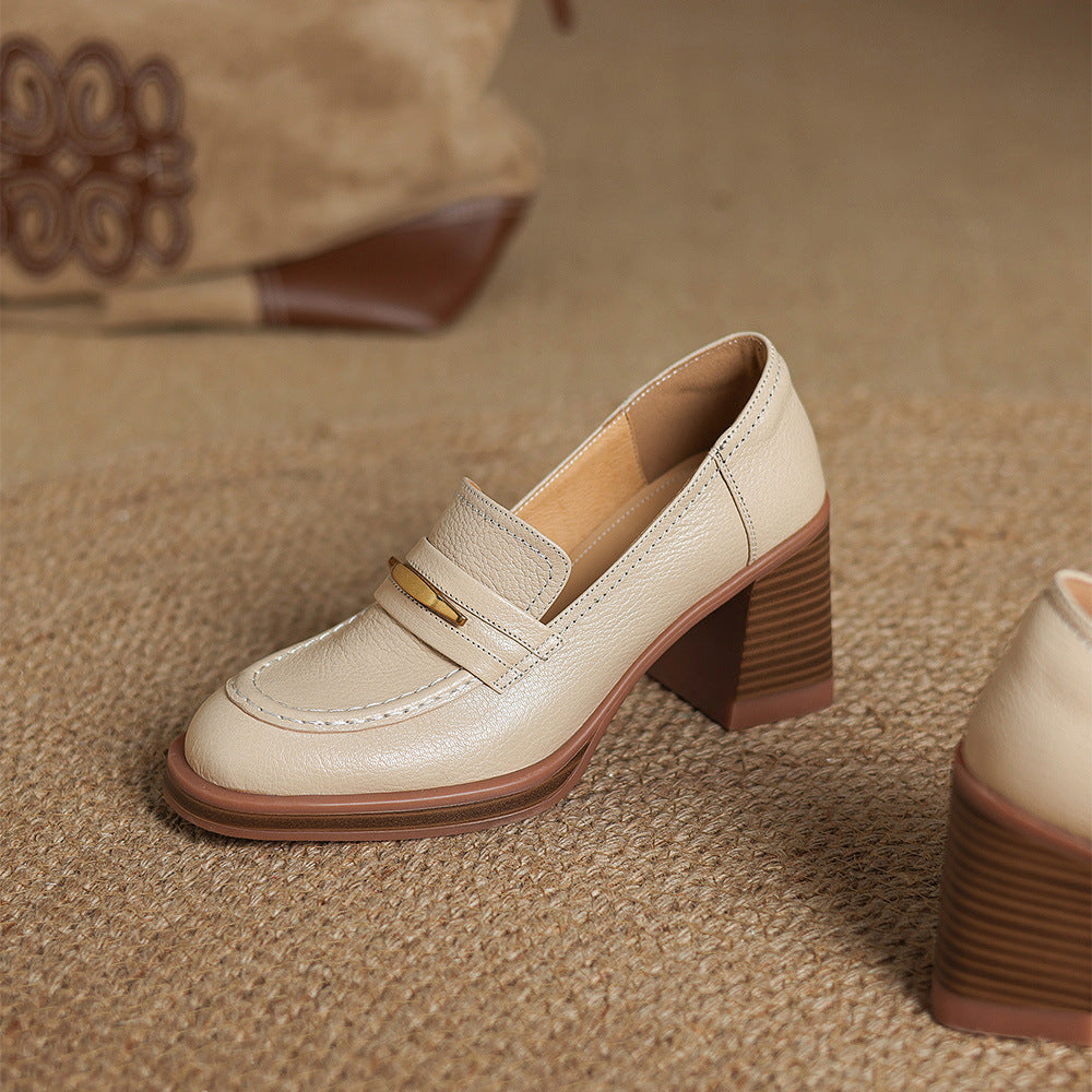 Muse & Valeur | Genuine Leather Heels for Women