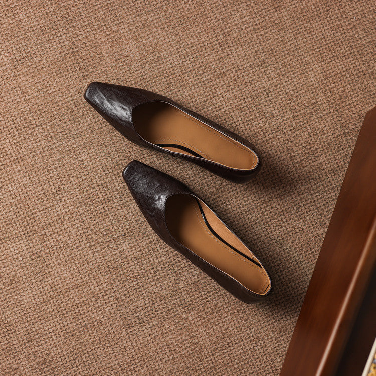 Muse & Valeur | Genuine Leather Flats for Women