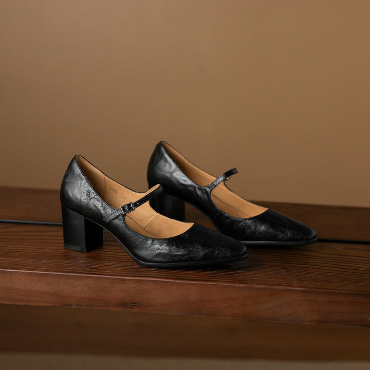 Muse & Valeur | Genuine Leather Heels for Women