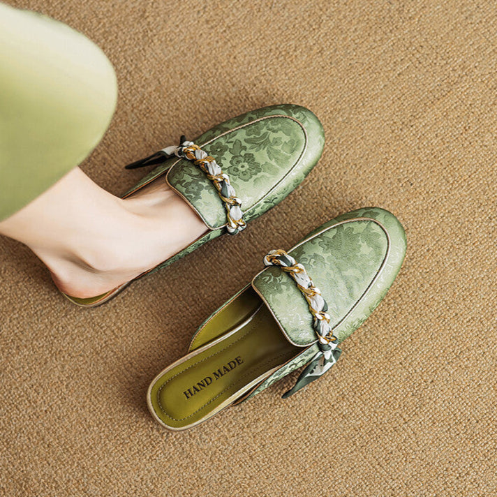 Muse & Valeur | Genuine Leather Mules for Women