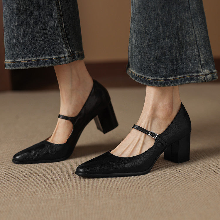 Muse & Valeur | Genuine Leather Heels for Women