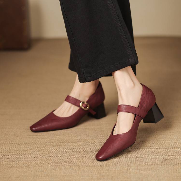 Muse & Valeur | Genuine Leather Heels for Women