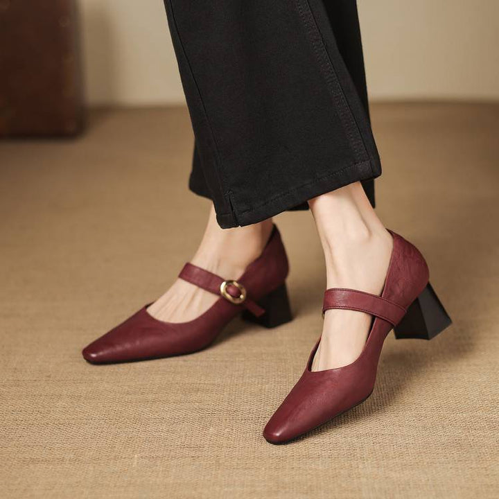 Muse & Valeur | Genuine Leather Heels for Women