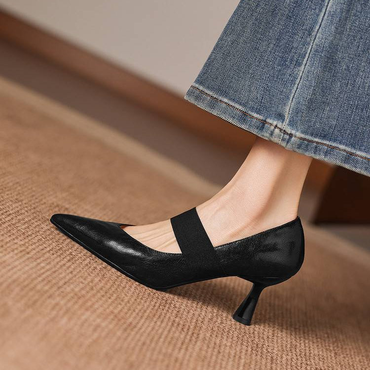 Muse & Valeur | Genuine Leather Heels for Women