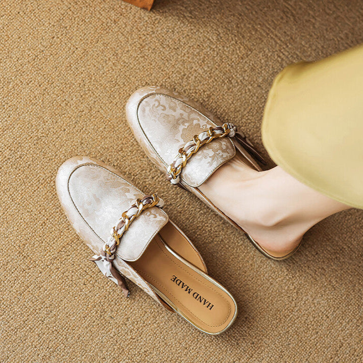 Muse & Valeur | Genuine Leather Mules for Women