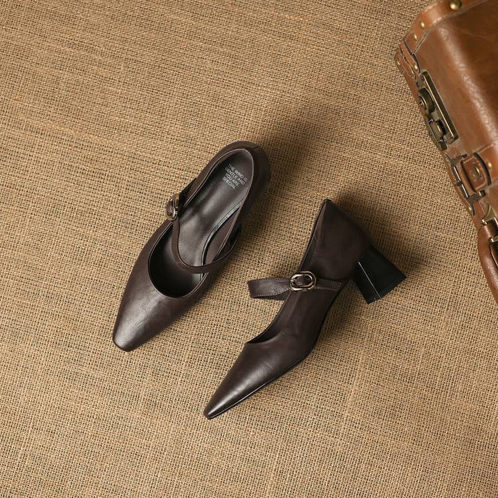 Muse & Valeur | Genuine Leather Heels for Women
