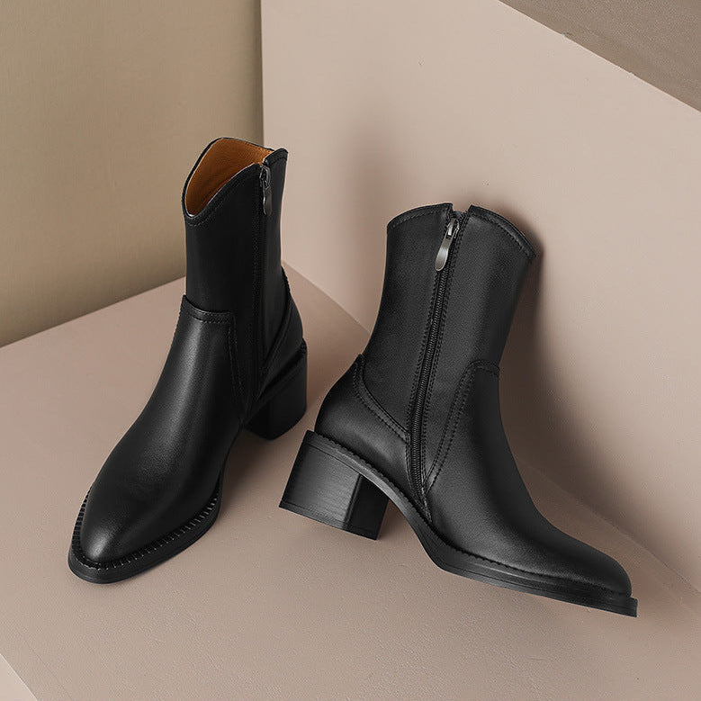 Muse & Valeur | Genuine Leather Boots for Women