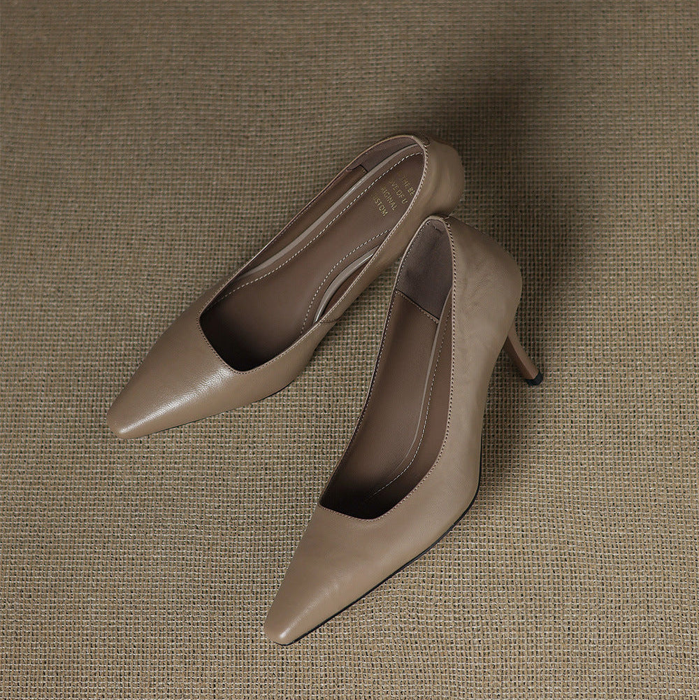 Muse & Valeur | Genuine Leather Heels for Women