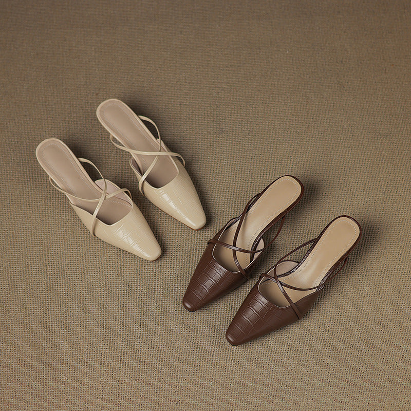Muse & Valeur | Genuine Leather Mules for Women