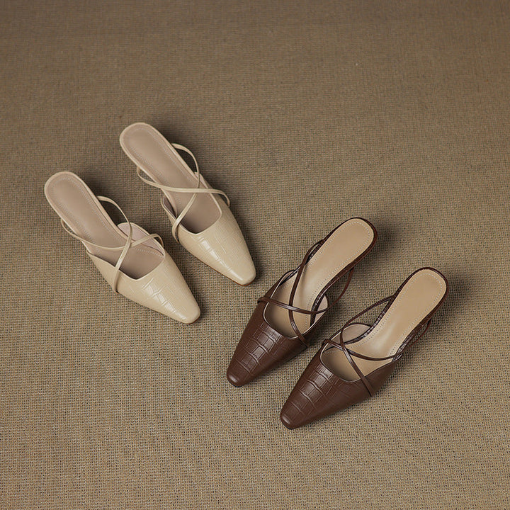 Muse & Valeur | Genuine Leather Mules for Women