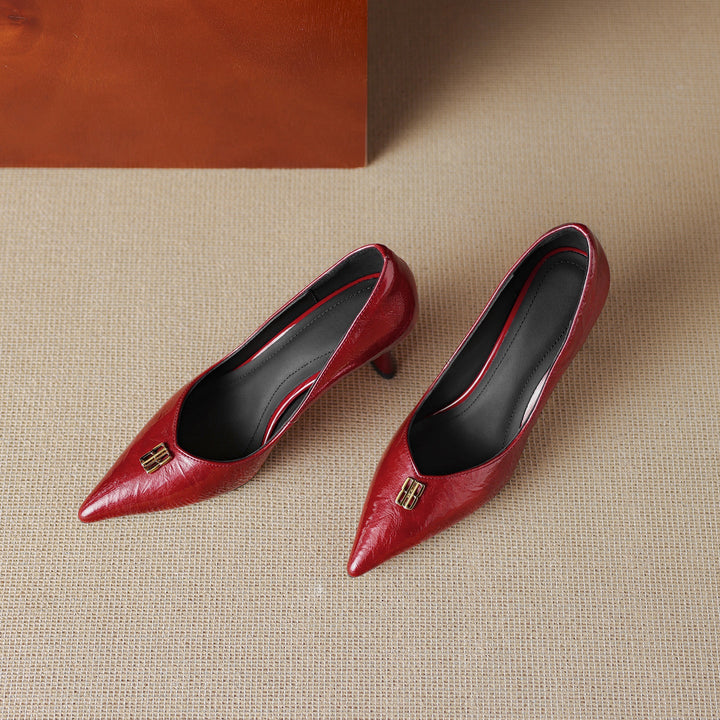 Muse & Valeur | Genuine Leather Heels for Women
