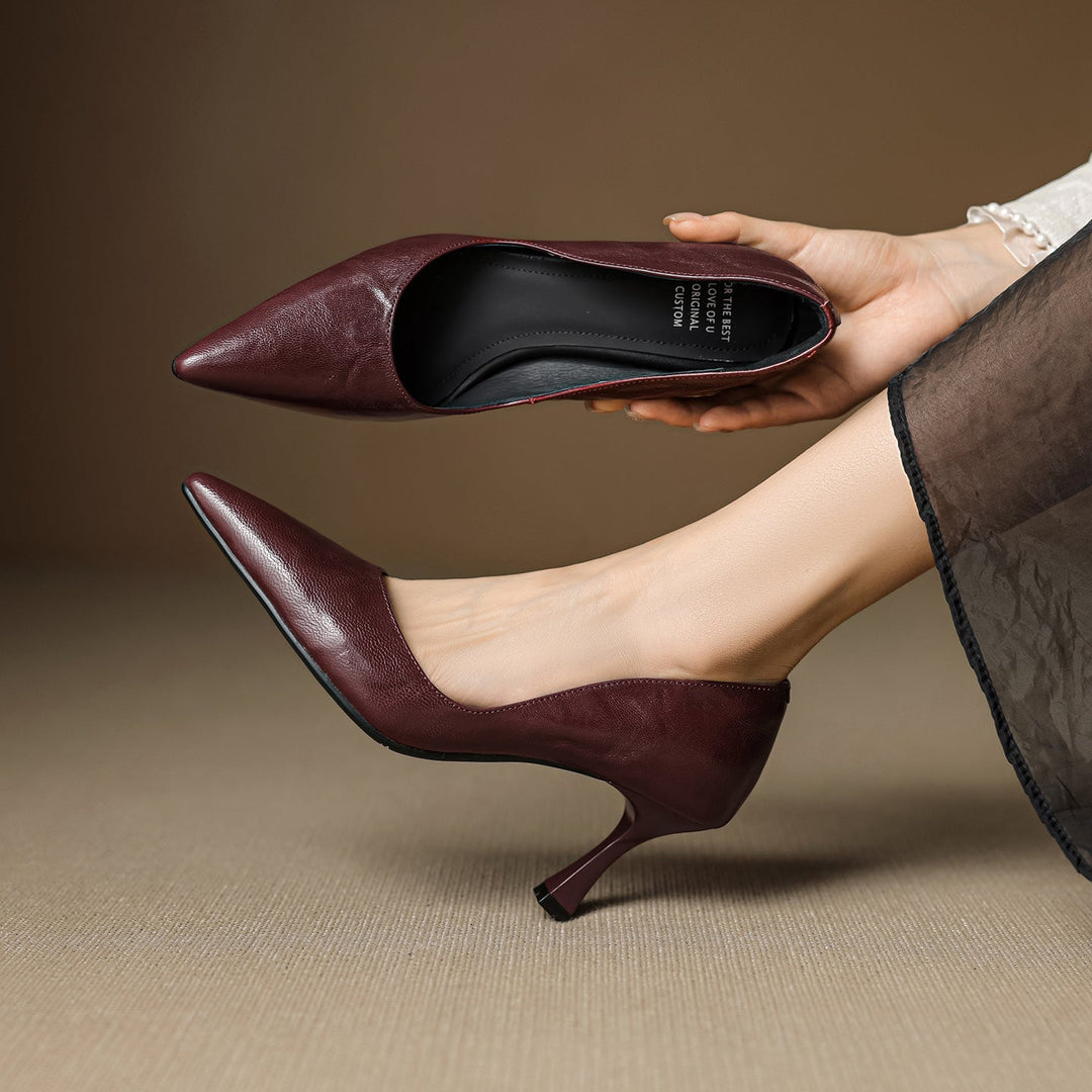 Muse & Valeur | Genuine Leather Heels for Women