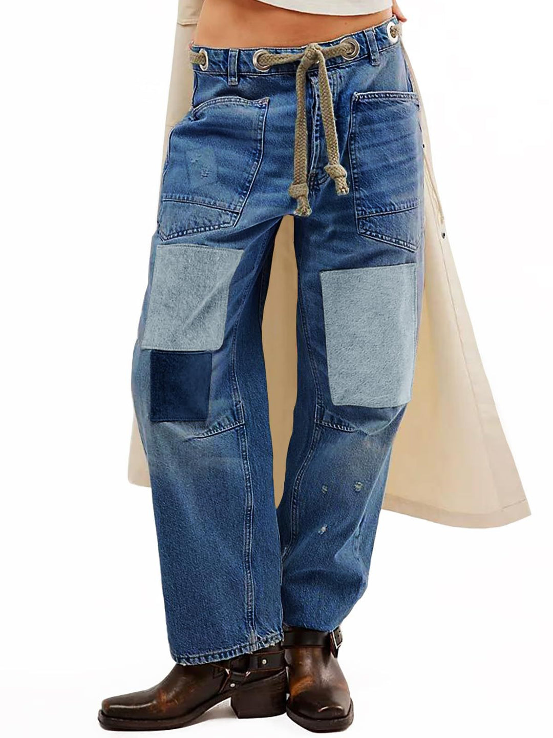 Muse & Valeur | Artisan Pants for Women in Natural Fabric, Relaxed Fit, Beige