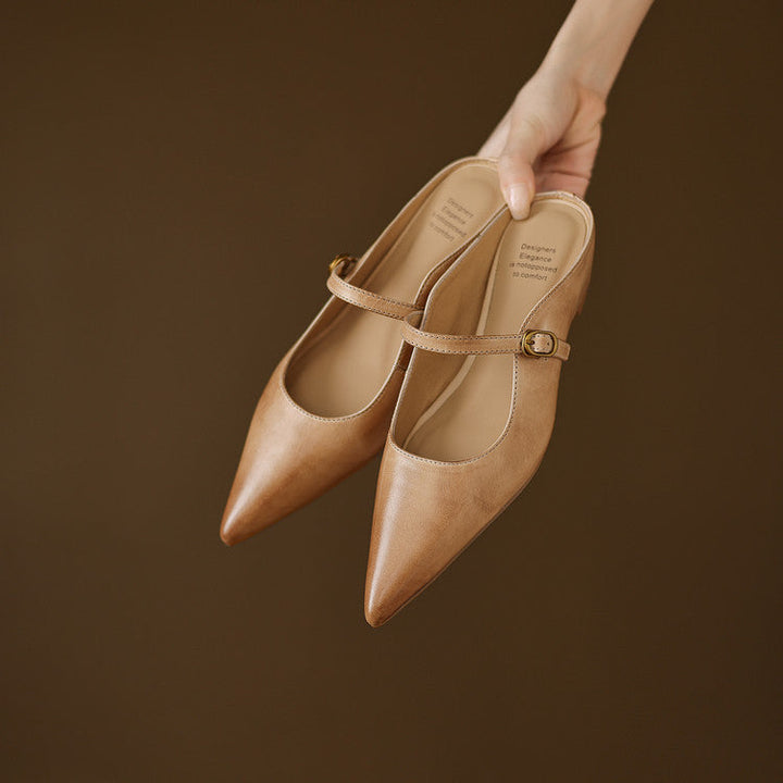 Muse & Valeur | Genuine Leather Mules for Women