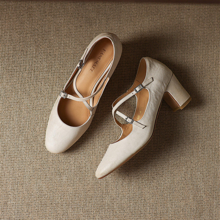 Muse & Valeur | Genuine Leather Heels for Women