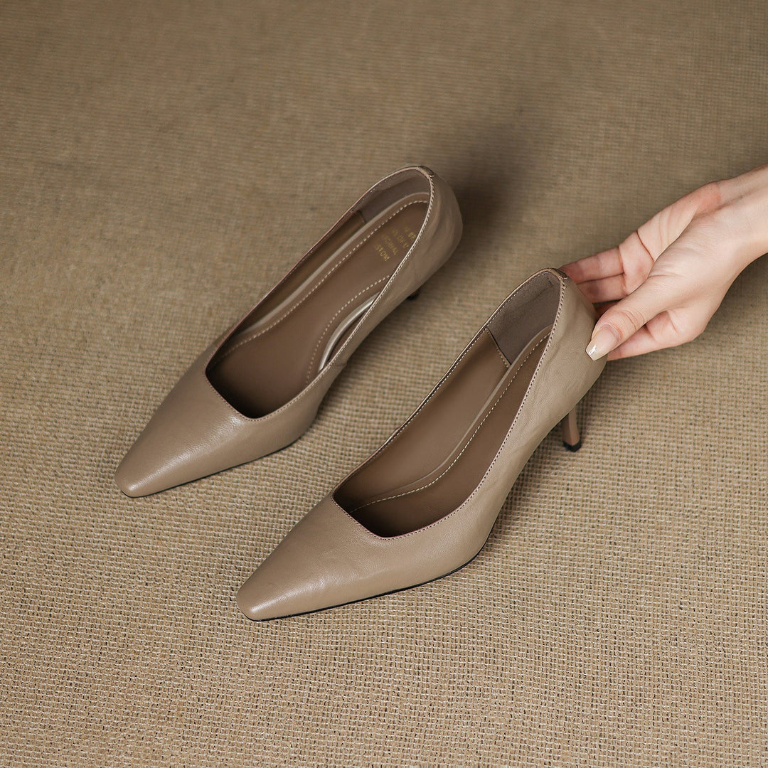 Muse & Valeur | Genuine Leather Heels for Women