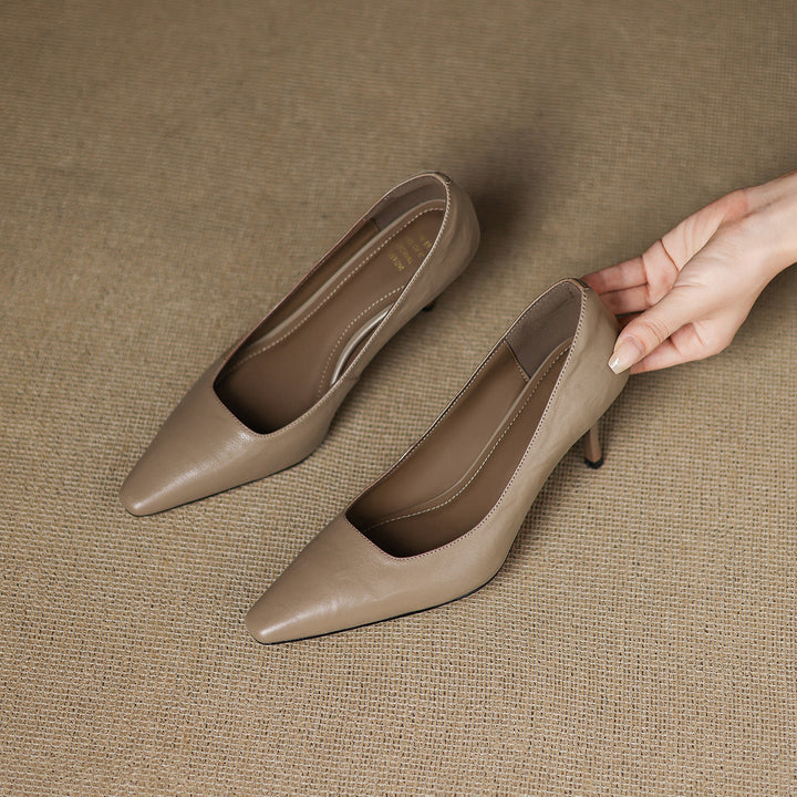 Muse & Valeur | Genuine Leather Heels for Women