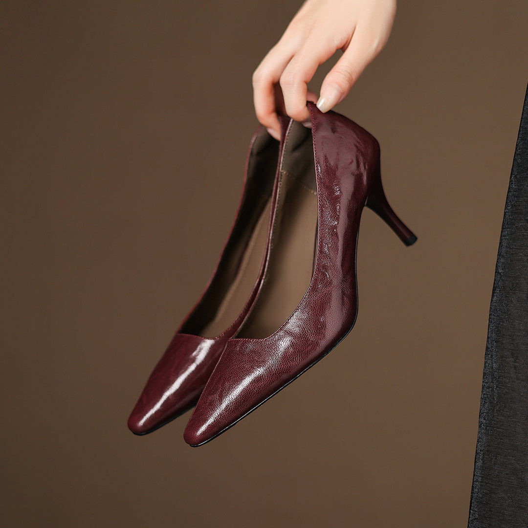 Muse & Valeur | Genuine Leather Heels for Women