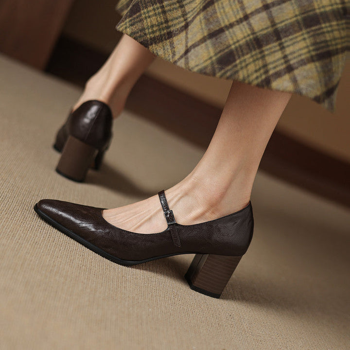 Muse & Valeur | Genuine Leather Heels for Women