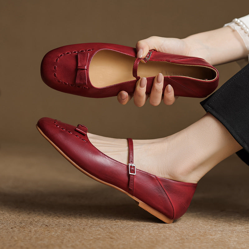 Muse & Valeur | Genuine Leather Flats for Women