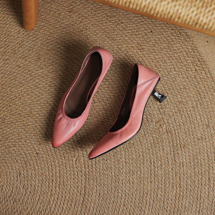 Muse & Valeur | Genuine Leather Heels for Women
