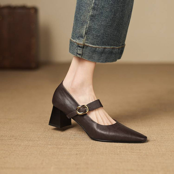 Muse & Valeur | Genuine Leather Heels for Women